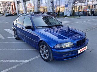 1999 BMW 3 серии 318i IV (E46), синий, 590000 рублей, вид 2