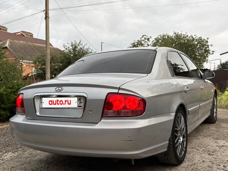 2006 Hyundai Sonata ТагАЗ IV (EF) Рестайлинг, серебристый, 550000 рублей, вид 4