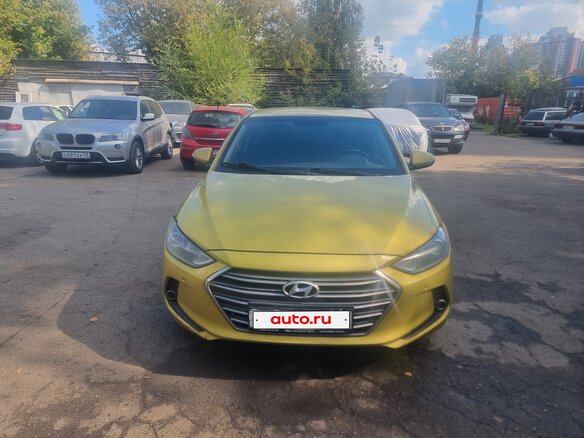 2016 Hyundai Elantra VI (AD), золотистый, 1000000 рублей - вид 1