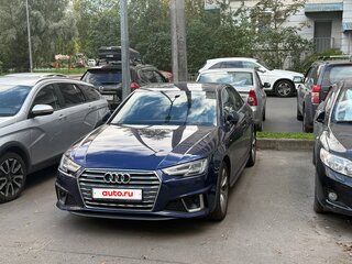 2019 Audi A4 V (B9), синий, 2830000 рублей, вид 2