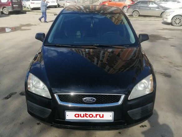 2007 Ford Focus II, чёрный, 350000 рублей