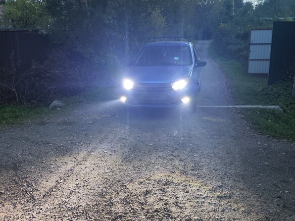 2022 Lada (ВАЗ) Granta I Рестайлинг, голубой, 1200000 рублей - вид 10