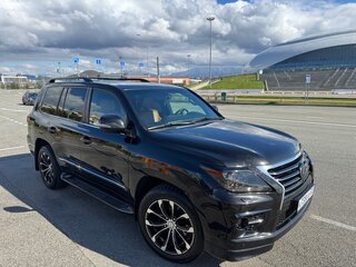 2015 Lexus LX 570 III Рестайлинг, чёрный, 5300000 рублей, вид 5