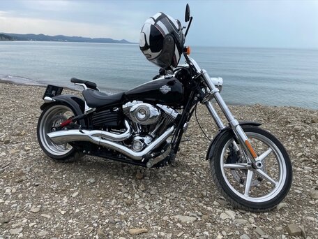 2008 Harley-Davidson Rocker C, чёрный, 1700000 рублей, вид 5