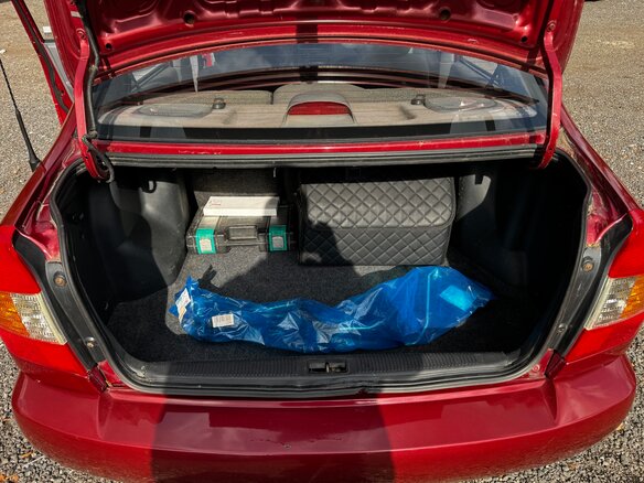 2005 Hyundai Accent ТагАЗ II, красный, 300000 рублей - вид 11