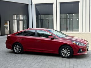 2018 Hyundai Sonata VII (LF) Рестайлинг, красный, 1700000 рублей, вид 5