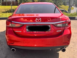 2016 Mazda 6 III (GJ) Рестайлинг, красный, 1800000 рублей, вид 4