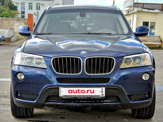 2013 BMW X3 20i xDrive II (F25), синий, 1460000 рублей, вид 2