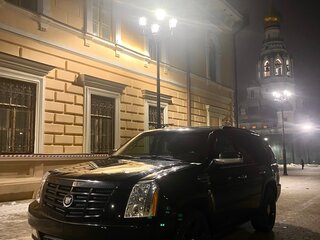 2009 Cadillac Escalade III, чёрный, 1450000 рублей, вид 1