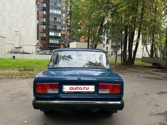 2002 Lada (ВАЗ) 2107, синий, 169000 рублей - вид 3