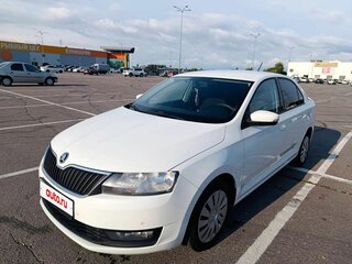 2018 Skoda Rapid I Рестайлинг, белый, 1215000 рублей, вид 1