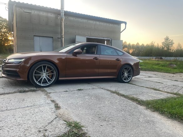 2015 Audi A7 I (4G) Рестайлинг, коричневый, 3100000 рублей - вид 18