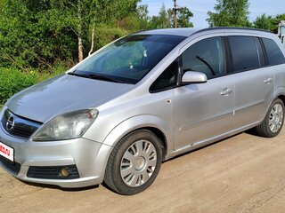 2007 Opel Zafira B, серебристый, 424000 рублей, вид 2