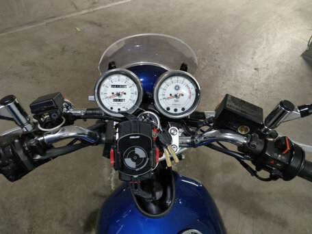 2022 Yamaha SR400, синий, 530000 рублей, вид 5