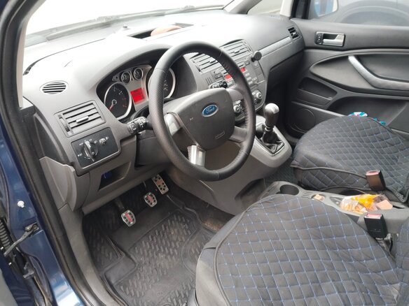 2008 Ford C-MAX I Рестайлинг, синий, 510000 рублей - вид 11