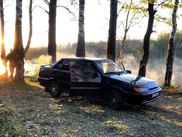 2008 Lada (ВАЗ) 2115, чёрный, 165000 рублей - вид 8