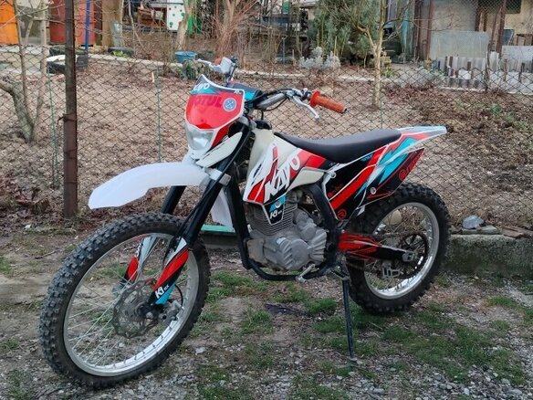2022 Kayo K1 250 MX, белый, 100000 рублей - вид 4
