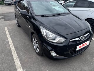 2011 Hyundai Solaris I, чёрный, 750000 рублей, вид 3