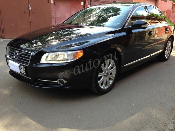 2011 Volvo S80, чёрный - вид 3