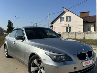 2007 BMW 5 серии 520d V (E60/E61) Рестайлинг, серебристый, 865000 рублей, вид 4