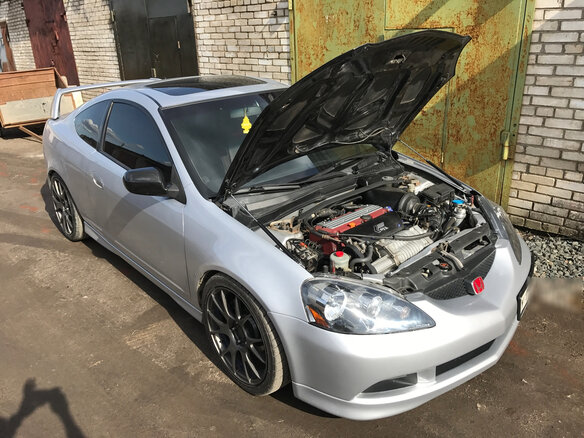 2006 Acura RSX I Рестайлинг, серебристый - вид 2