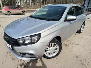 2019 Lada (ВАЗ) Vesta SW I, серебристый, 1080000 рублей, вид 2