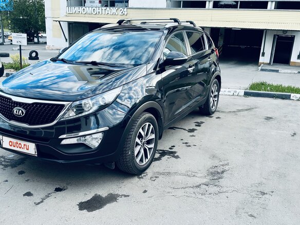 2015 Kia Sportage III Рестайлинг, чёрный, 1800000 рублей - вид 1
