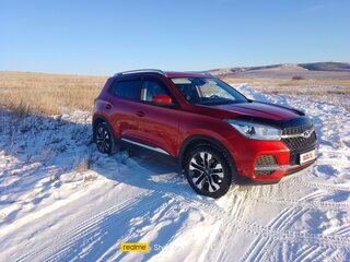 2021 Chery Tiggo 4 I Рестайлинг, красный, 1490000 рублей, вид 3