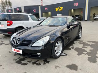 2007 Mercedes-Benz SLK-Класс 200 II (R171), чёрный, 1250000 рублей, вид 1