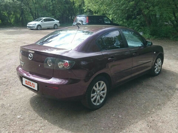 2006 Mazda 3 I (BK) Рестайлинг, фиолетовый, 630000 рублей - вид 2