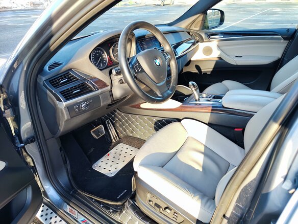 2012 BMW X6 30d I (E71), серый, 3200000 рублей - вид 12