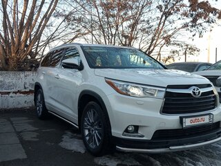 2014 Toyota Highlander III (XU50), белый, 3490000 рублей, вид 1