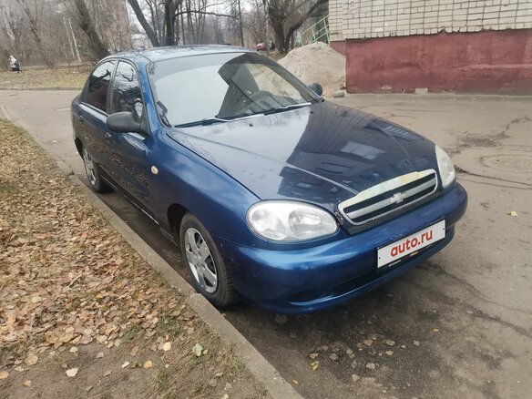 2008 Chevrolet Lanos I, синий, 250000 рублей - вид 1