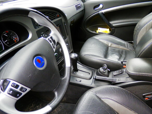 2007 Saab 9-5 I Рестайлинг 2, чёрный, 850000 рублей - вид 9
