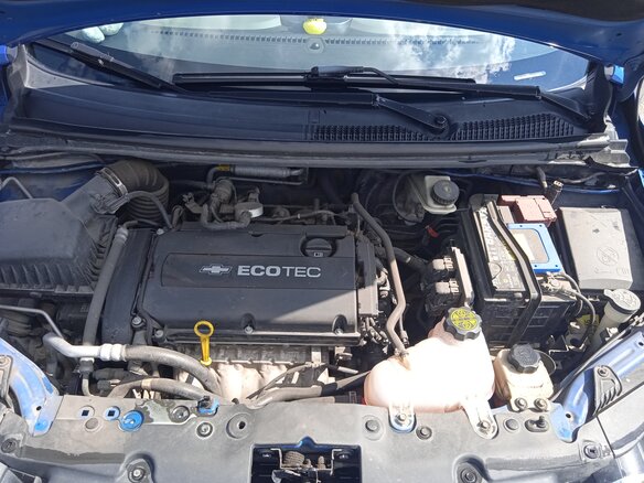 2013 Chevrolet Aveo II, синий, 700000 рублей - вид 6