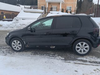 2009 Volkswagen Golf VI, чёрный, 590000 рублей, вид 4