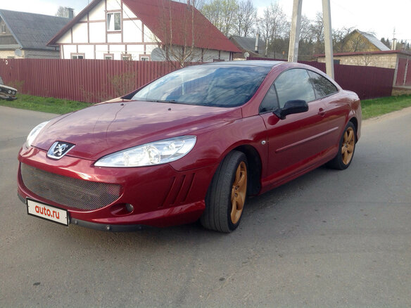 2006 Peugeot 407, красный