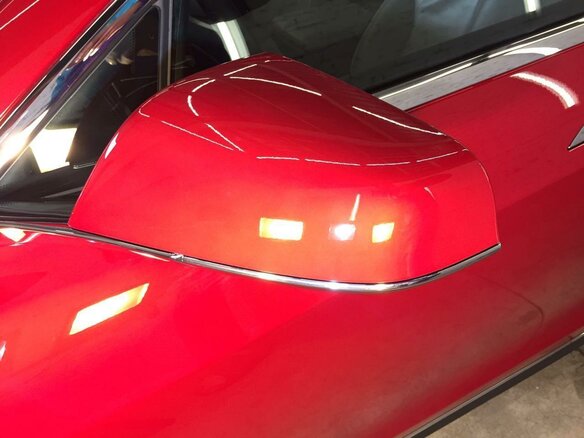 2013 Tesla Model S P85 I, красный - вид 3