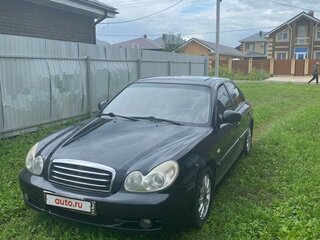 2008 Hyundai Sonata ТагАЗ IV (EF) Рестайлинг, чёрный, 600000 рублей, вид 1