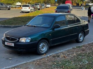 2002 Hyundai Accent II, зелёный, 160000 рублей, вид 1