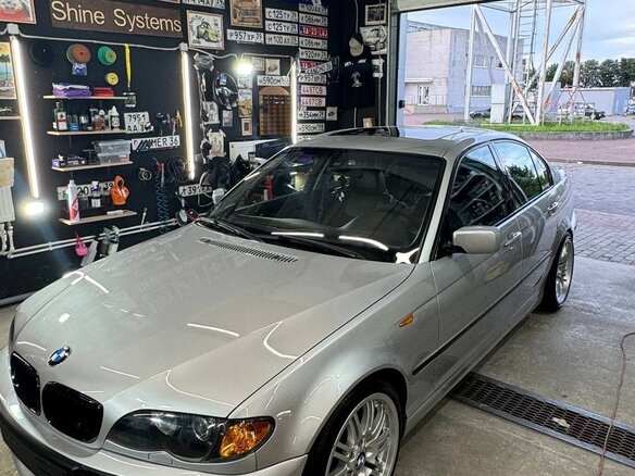 2001 BMW 3 серии 320d IV (E46) Рестайлинг, серый, 860000 рублей - вид 9