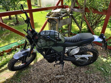 2022 Fuego Scrambler 250, зелёный, 185000 рублей, вид 2