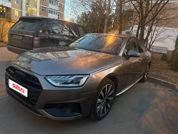 2021 Audi A4 40 TFSI V (B9) Рестайлинг, серый, 3500000 рублей - вид 4