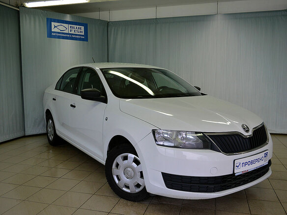 2014 Skoda Rapid I, белый - вид 1