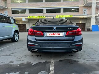 2018 BMW 5 серии 530i xDrive VII (G30/G31/G38), чёрный, 3950000 рублей, вид 3