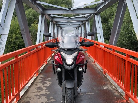 2015 Honda VFR 1200X (Crosstourer), красный, 1150000 рублей, вид 4