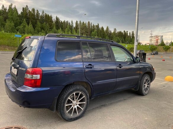 2004 Toyota Highlander I (XU20) Рестайлинг, синий, 770000 рублей - вид 3