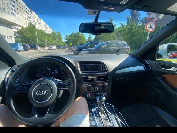 2014 Audi Q5 I (8R) Рестайлинг, белый, 1800000 рублей - вид 7
