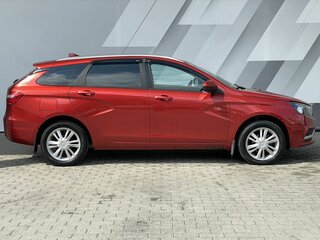 2018 Lada (ВАЗ) Vesta SW I, красный, 835000 рублей, вид 4
