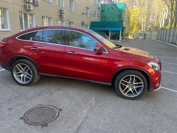 2018 Mercedes-Benz GLE Coupe 350 d I (C292), красный, 4950000 рублей - вид 1